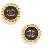 Thumbnail for your product : Chanel Pre-Owned Vintage CC Gold Clip On Earrings
