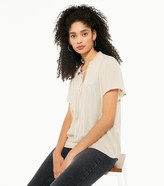 Thumbnail for your product : New Look JDY Crinkle Spot Chiffon Tie Neck Top