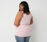 Thumbnail for your product : All Worthy Hunter McGrady Scoop-Neck Long Tank Top with Ruching