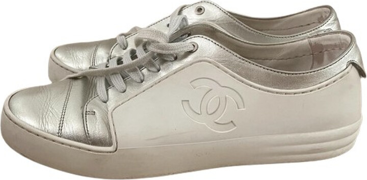 Chanel Leather trainers - ShopStyle Sneakers & Athletic Shoes