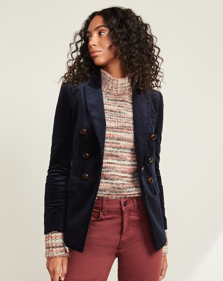 Veronica Beard Gaya Corduroy Dickey Jacket with Elbow Patches ShopStyle