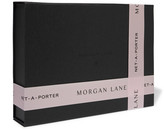 Thumbnail for your product : Morgan Lane Mackenzie Striped Silk-satin Pajama And Eye Mask Set - Pink