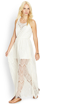 Thumbnail for your product : Forever 21 Crocheted Lace Maxi Dress