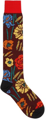 Marni Allover Floral Intarsia Socks