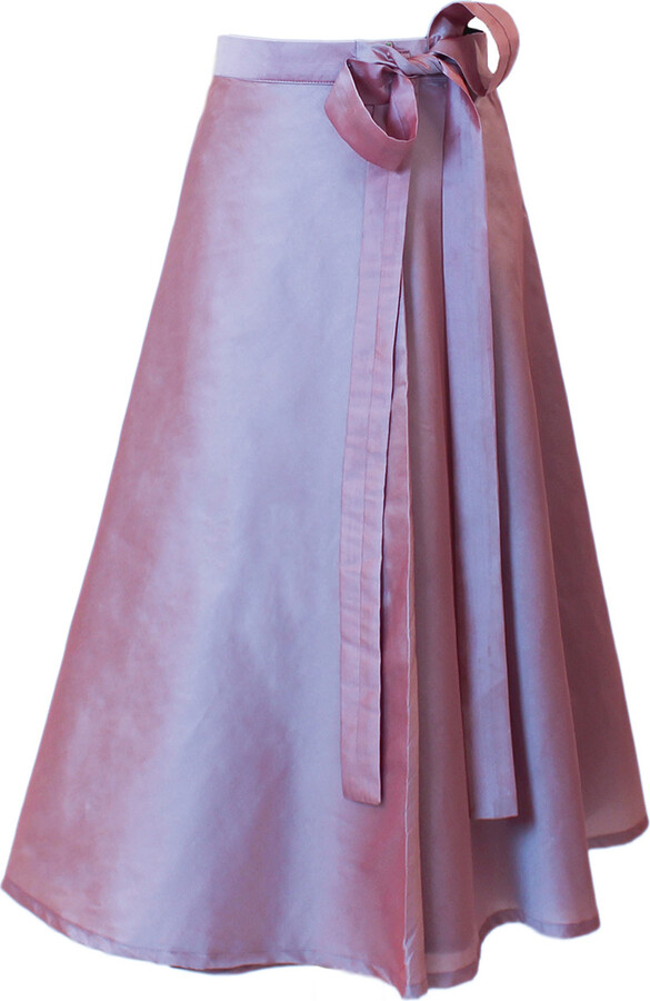 Pink Taffeta Skirt ShopStyle