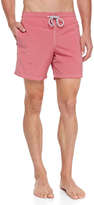 Thumbnail for your product : Vilebrequin Micro-Stripe Moorea Swim Trunks, Red