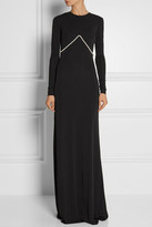 Thumbnail for your product : Cushnie Open-back embellished matte-jersey gown