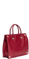 Thumbnail for your product : Valentino Four-corner rockstud leather tote