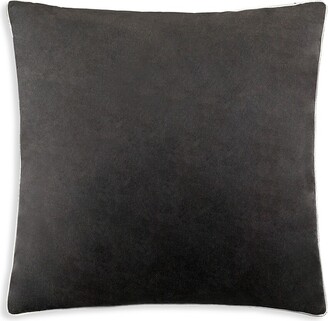Callisto Home Noah Metallic Piped Velvet Pillow