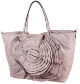Thumbnail for your product : Valentino Leather Petale Dome Satchel