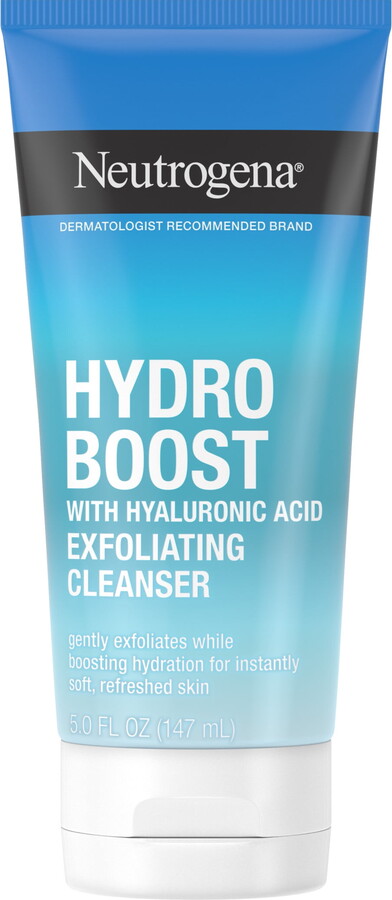 Neutrogena Hydro Boost Gentle Exfoliating Face Scrub, Cleanser & Face Wash for Women, 5 oz