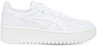 asics white platform sneakers