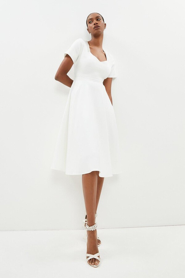 Full Skirt Women's White Dresses | ShopStyle UK