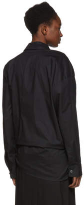 Ann Demeulemeester Black Asymmetric Shirt