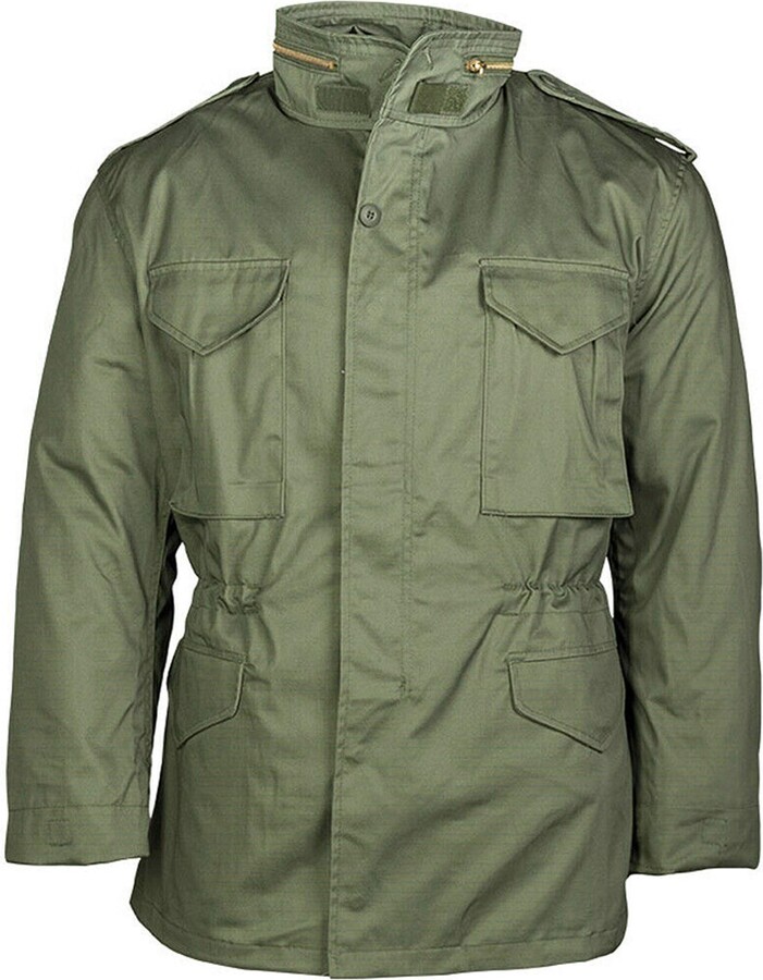 Leather Jacketz M65 Field Jacket Men Military Olive Green Cotton