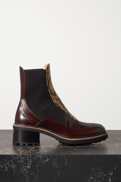 chelsea boots snake