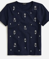 Thumbnail for your product : J.Crew Crystal-embellished crewneck T-shirt