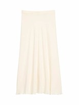 Thumbnail for your product : Theory Ruffle Stretch-Silk Midi Skirt