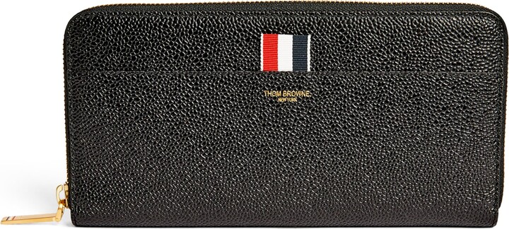 Thom Browne Leather Continental Zip Wallet