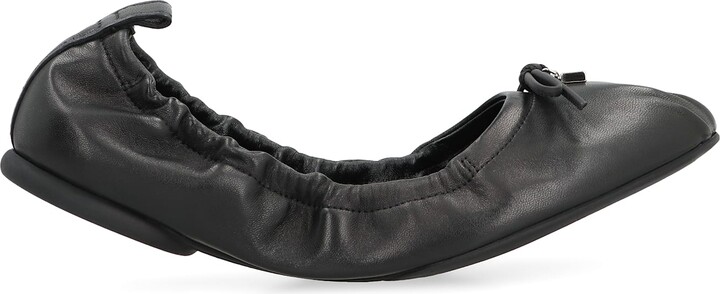 Hogan H684 Leather Ballet Flats