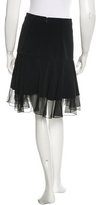 Thumbnail for your product : Andrew Gn Silk-Accented Mini Skirt