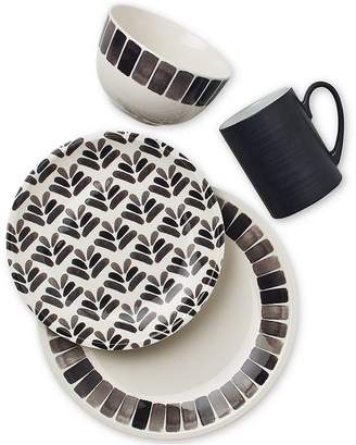 Martha Stewart Collection Heirloom Black Salad Plate, Created for Macy's