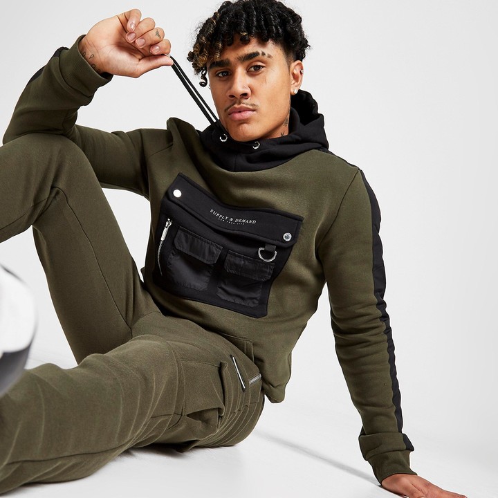 olive hoodie mens outfit