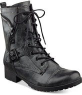 Thumbnail for your product : G by Guess Brylee Lace-Up Combat Booties