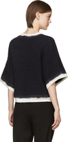 Thumbnail for your product : 3.1 Phillip Lim Navy Dip-Dye Sweater