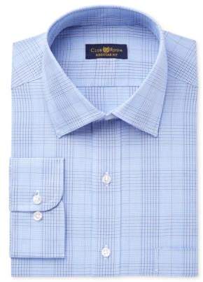 Club Room Men's Classic/Regular Big and Tall Fit Wrinkle Resistant Dress Shirt, Created for Macy's