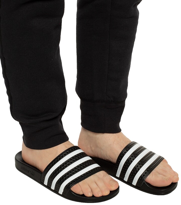 adidas slides mens black