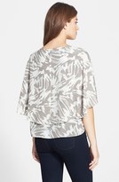 Thumbnail for your product : Vince Camuto Floral Print Cape Back Blouse