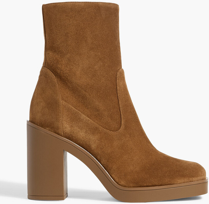 Stuart Weitzman Bethenny 80 suede ankle boots