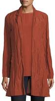 Thumbnail for your product : Eileen Fisher Rumpled Organic Cotton-Blend Jacket, Plus Size