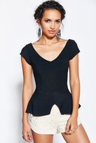 Thumbnail for your product : Silence & Noise Silence + Noise Drop-Waist Cut-Out Top