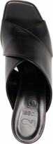 Thumbnail for your product : Si Rossi 90mm Platform Leather Mules