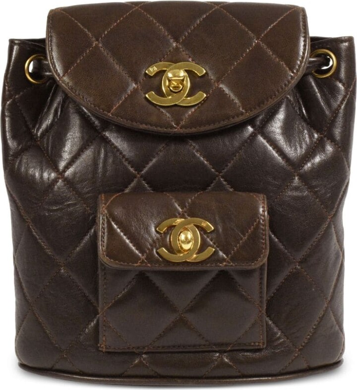 Chanel Limited Brown Wooden Box Handbag, 1994