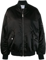 Thumbnail for your product : MSGM embroidered logo puffer jacket