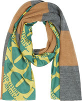Thumbnail for your product : Kolor Grey & Camel 'Tenth Anniversary' Scarf