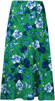 Erdem floral print mid skirt 