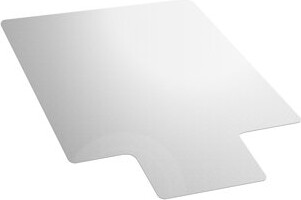 Floortex Cleartex Enhanced Polymer Lipped Chair Mat for Hard Floors - 48\