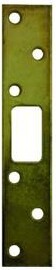 Progressive Hardware Co., Inc. Progressive, 9630BP, Brass, 5-7/8' x 1-1/8', Super Security Door For Deadbolt Locks Strike