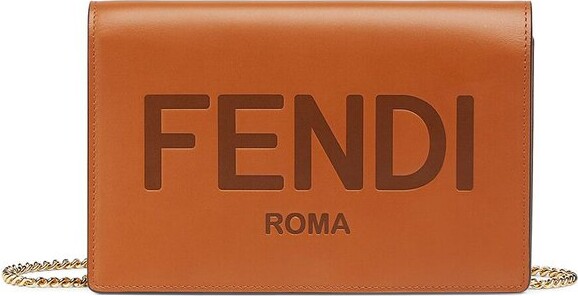 Fendi by Marc Jacobs Fendi Roma Continental with Chain Two-Tone Nappa  Leather Wallet in Leather with Palladium-tone - US