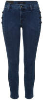 Thumbnail for your product : J Brand Mid Rise Skinny Jeans with Buttoned Pockets