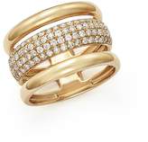 Thumbnail for your product : Bloomingdale's Diamond Three Row Band in 14K Yellow Gold, .75 ct. t.w.