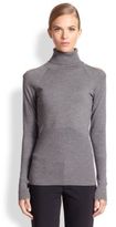 Thumbnail for your product : Yigal Azrouel Open-Shoulder Turtleneck Sweater