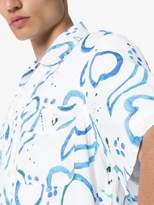 Thumbnail for your product : Our Legacy hand-painted tile-print shirt