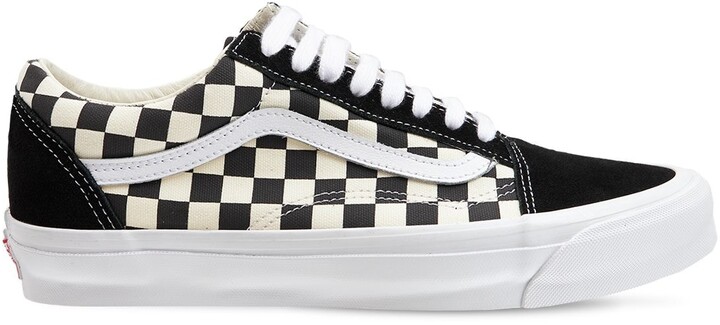 vans with checkered sole