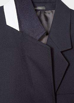 Paul Smith A Suit To Travel In - Women's Dark Navy Wool Double-Breasted Blazer