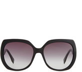 Thumbnail for your product : Fendi Fendista Temple Sunglasses, Black